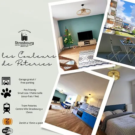 Les Couleurs De Poteries - Avec Garage Gratuit Apartment *